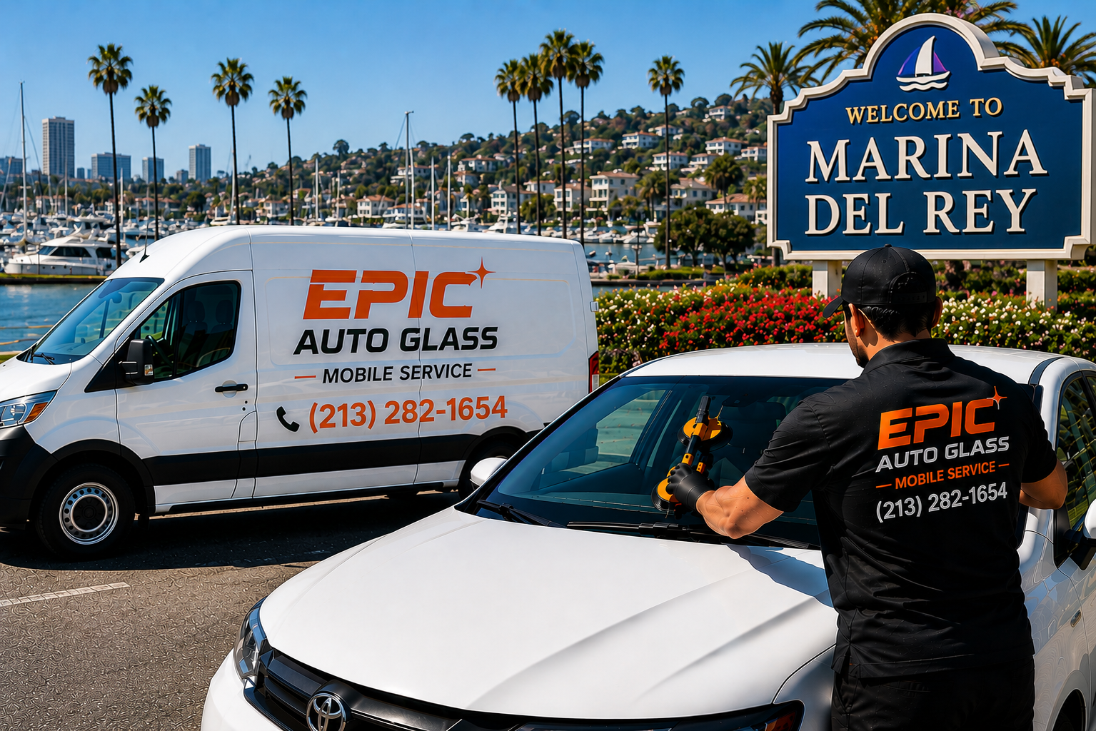 Marina del Rey auto glass service